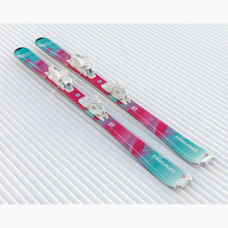 Detské zjazdové lyže HEAD Joy Easy JRS + viazania Jrs 7.5 GW CA mint/pink 7