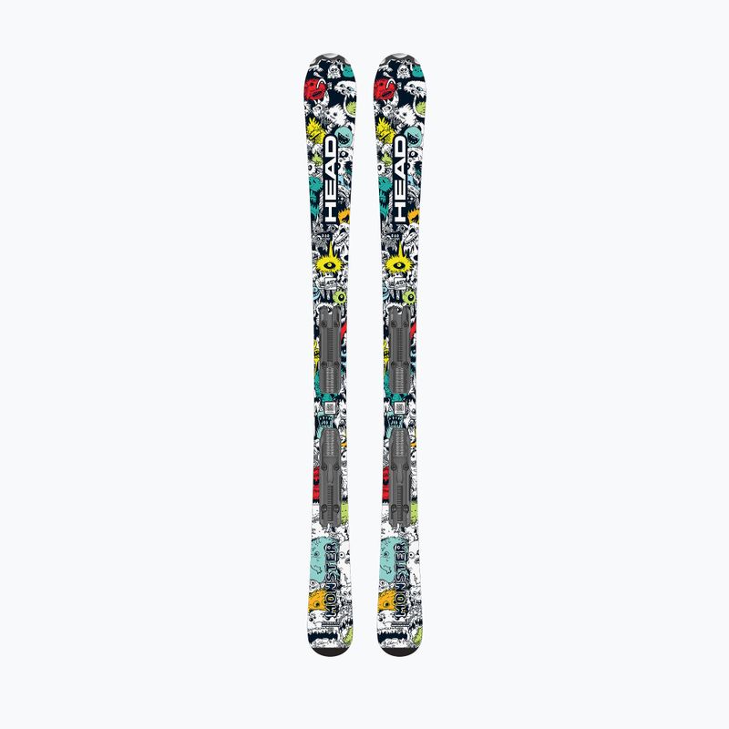 Detské zjazdové lyže + viazanie HEAD  Monster Easy JRS + Jrs 7.5 GW CA white/black 2