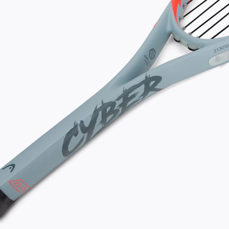 Squashová raketa HEAD Cyber Elite 2022 sivá 213032 6