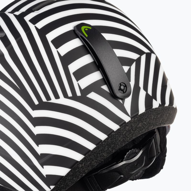 Detská lyžiarska prilba HEAD Mojo Visor S2 biela a čierna 328152 8
