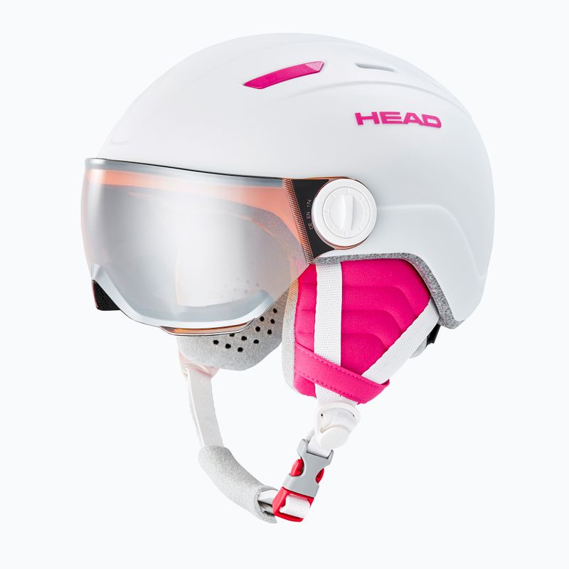 Detská lyžiarska prilba HEAD Maja Visor S2 biela 328172 8