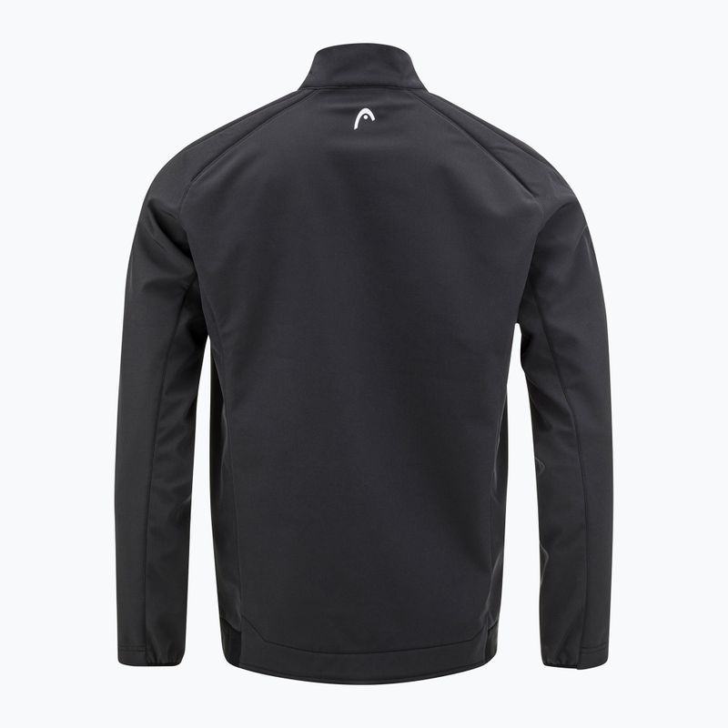 Pánska softshellová bunda HEAD Race Softshell čierna 2