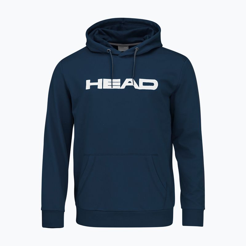 Pánska tenisová mikina HEAD Club Byron Hoodie navy blue 811449NV