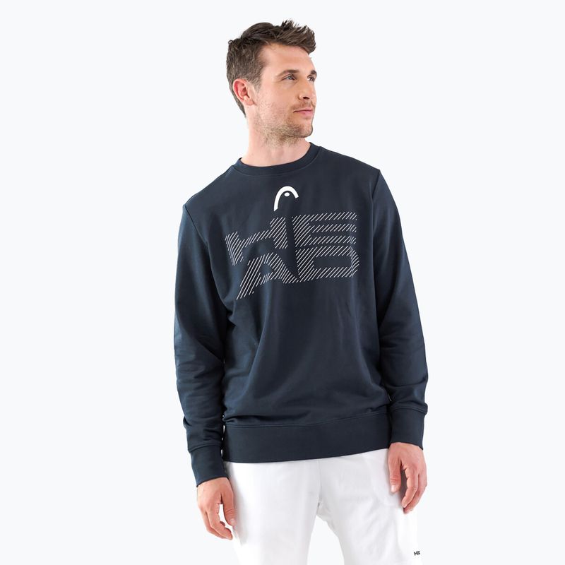 Pánska tenisová mikina HEAD Rally Sweatshirt navy