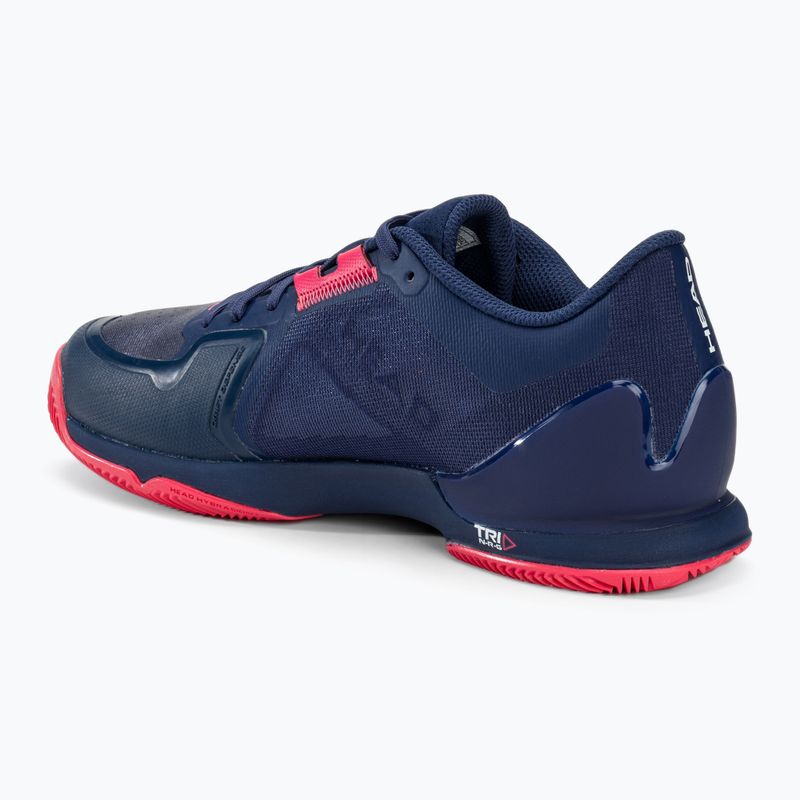 Dámska tenisová obuv HEAD Sprint Pro 3.5 Clay dark blue/azalea 3