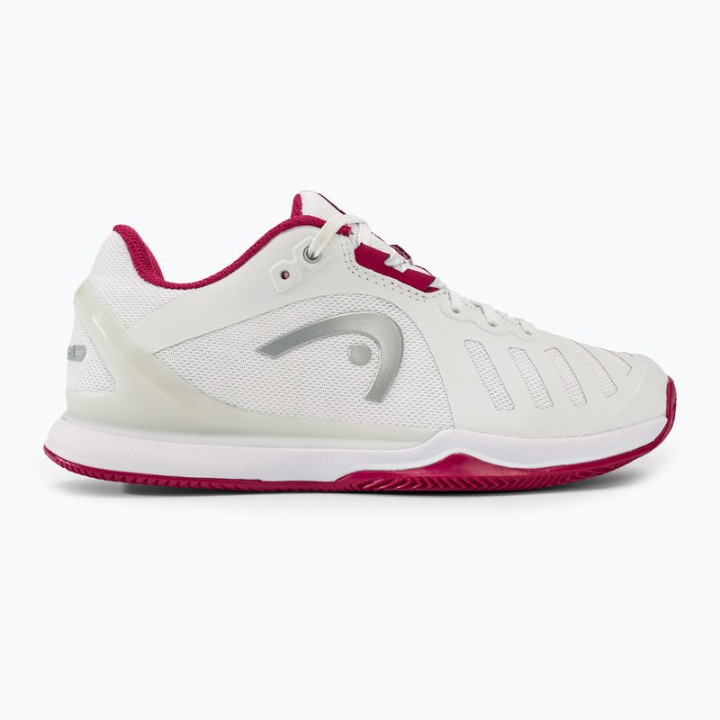 Dámska tenisová obuv HEAD Sprint Evo 3.0 Clay white/berry 2