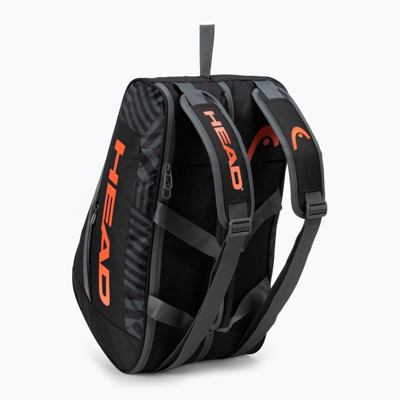 Základná taška HEAD Base Padel Bag M čierno-oranžová 261343 4