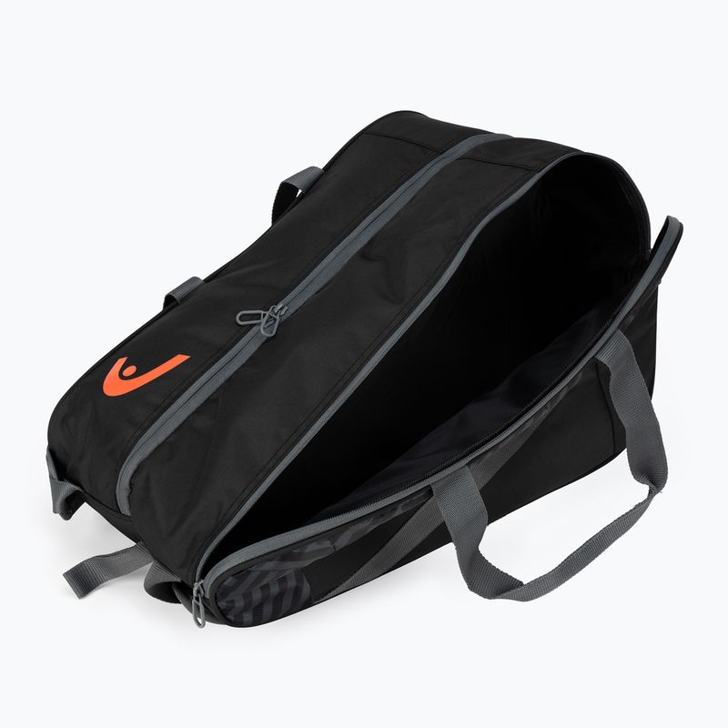 Základná taška HEAD Base Padel Bag M čierno-oranžová 261343 6