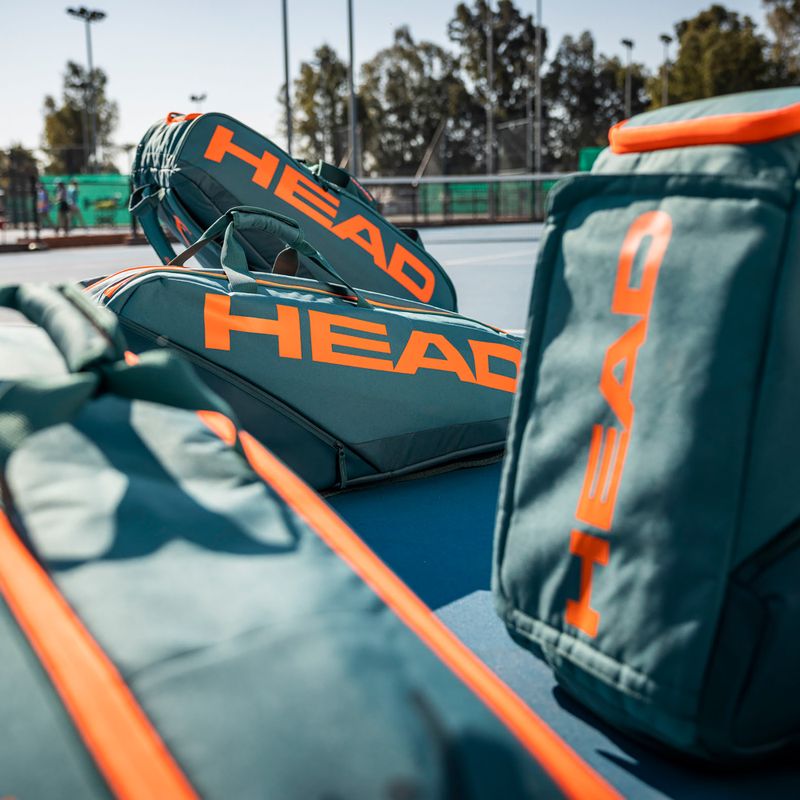 Tenisová taška HEAD Pro Racquet XL 97 l dark cyan/fluo orange 4