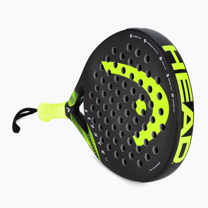 Pádlová raketa HEAD Zephyr UL 2023 čierno-žltá 225053 2