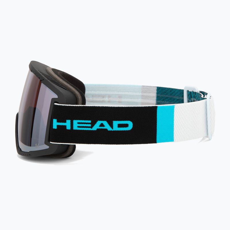Lyžiarske okuliare HEAD Contex Pro 5K Race chrome/red/5k chrome/orange 5