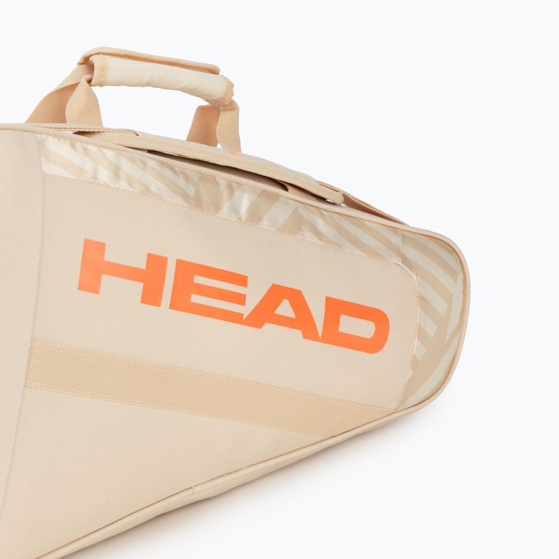 Taška na padel HEAD Base Padel Bag M Chamomle/Corduroy White 7
