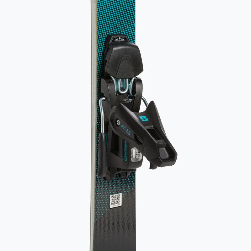 Detské zjazdové lyže HEAD WC e.Race Team SW JRS + Jrs 7.5 black/blue 5