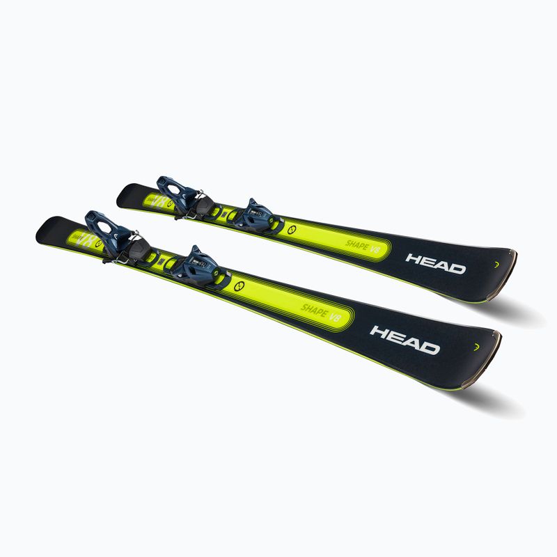Zjazdové lyže HEAD Shape e-V8 SW AMT-PR + PR 11 dark blue/neon yellow 6