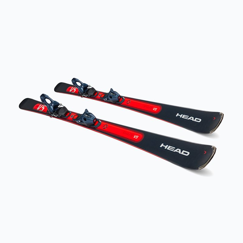 Zjazdové lyže HEAD Shape e.V5 AMT-PR + PR 11 dark blue/red 6