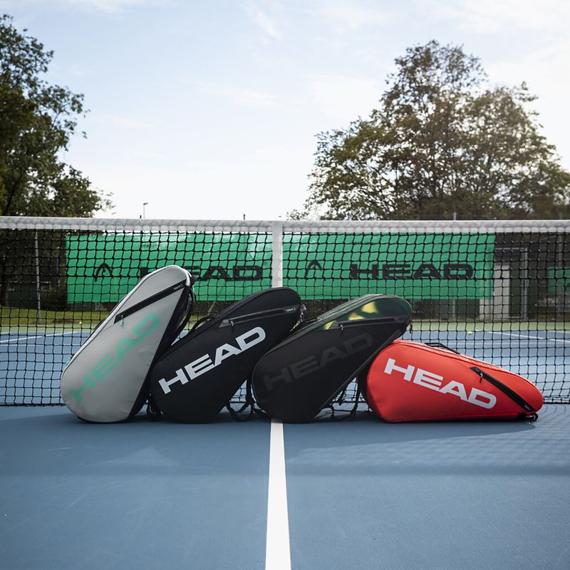 Tenisová taška HEAD Team Racquet XL čierna/biela 6
