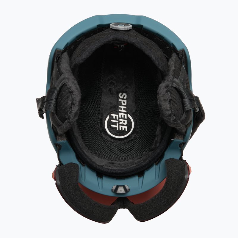 Lyžiarska prilba HEAD Radar night petrol/silver red 5