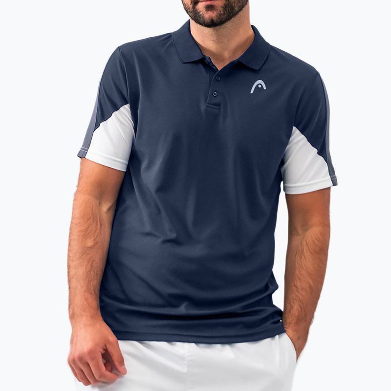 HEAD Club 22 Tech pánske tenisové polo tričko navy blue 811421