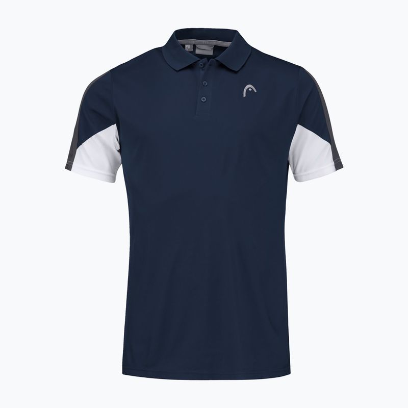 HEAD Club 22 Tech pánske tenisové polo tričko navy blue 811421 3