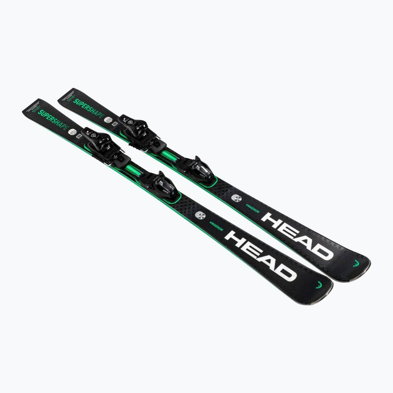 Zjazdové lyže HEAD Supershape e-Magnum SW BB-PR + viazania PRD 12 GW black/green 2