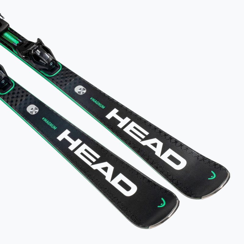 Zjazdové lyže HEAD Supershape e-Magnum SW BB-PR + viazania PRD 12 GW black/green 3
