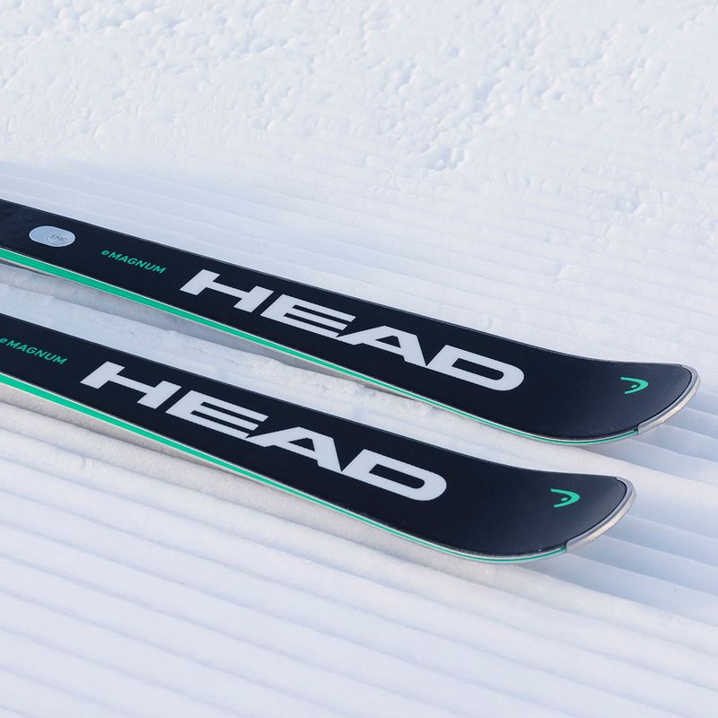 Zjazdové lyže HEAD Supershape e-Magnum SW BB-PR + viazania PRD 12 GW black/green 11
