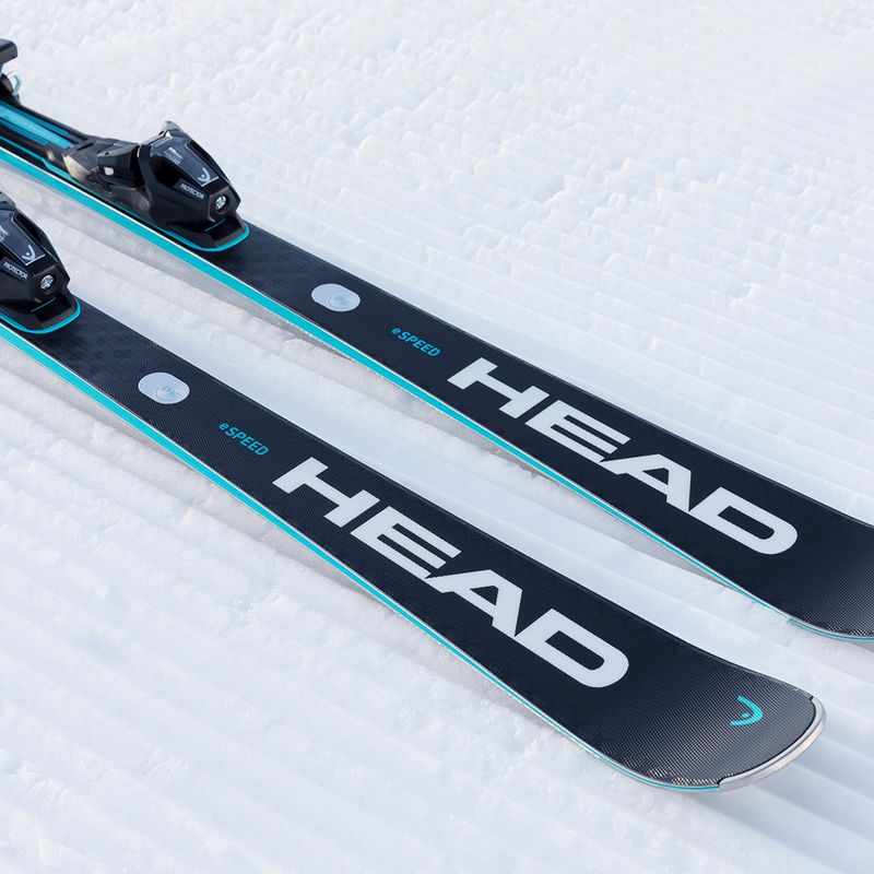 Zjazdové lyže HEAD Supershape e-Speed SW BB-PR + viazania PRD 12 GW black/blue 11