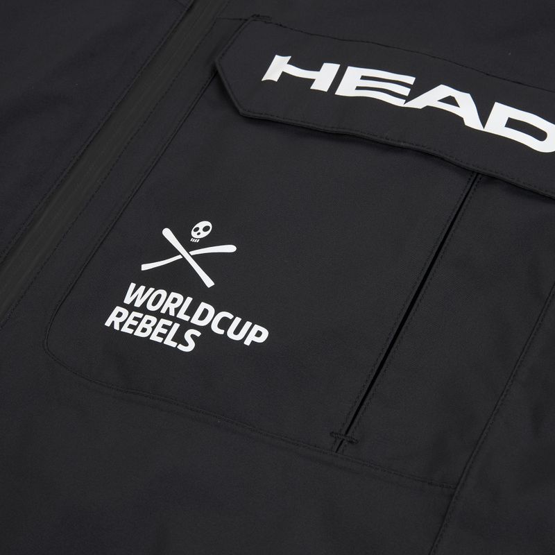 Pánska lyžiarska bunda HEAD Race Nova black/black 3