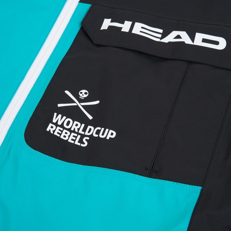 Pánska lyžiarska bunda HEAD Race Nova black/blue 3