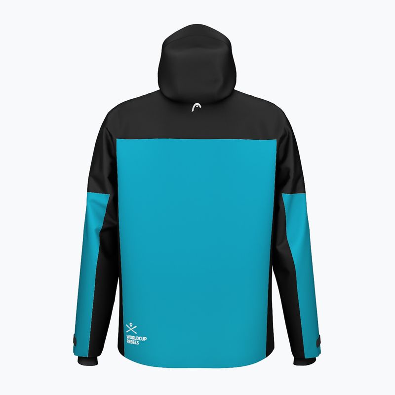 Pánska lyžiarska bunda HEAD Race Nova black/blue 2