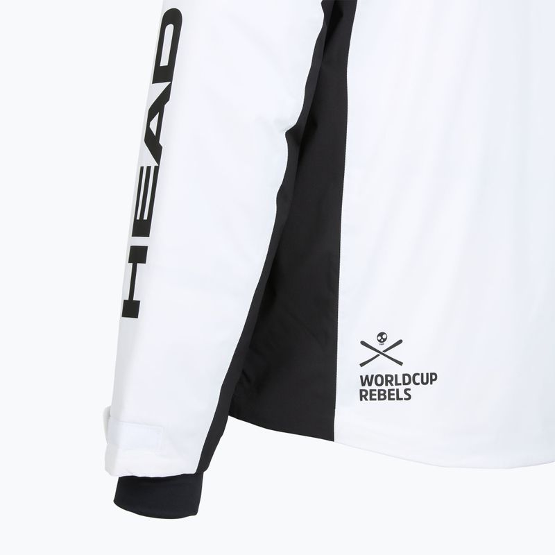 Pánska lyžiarska bunda HEAD Race Nova black/white 5