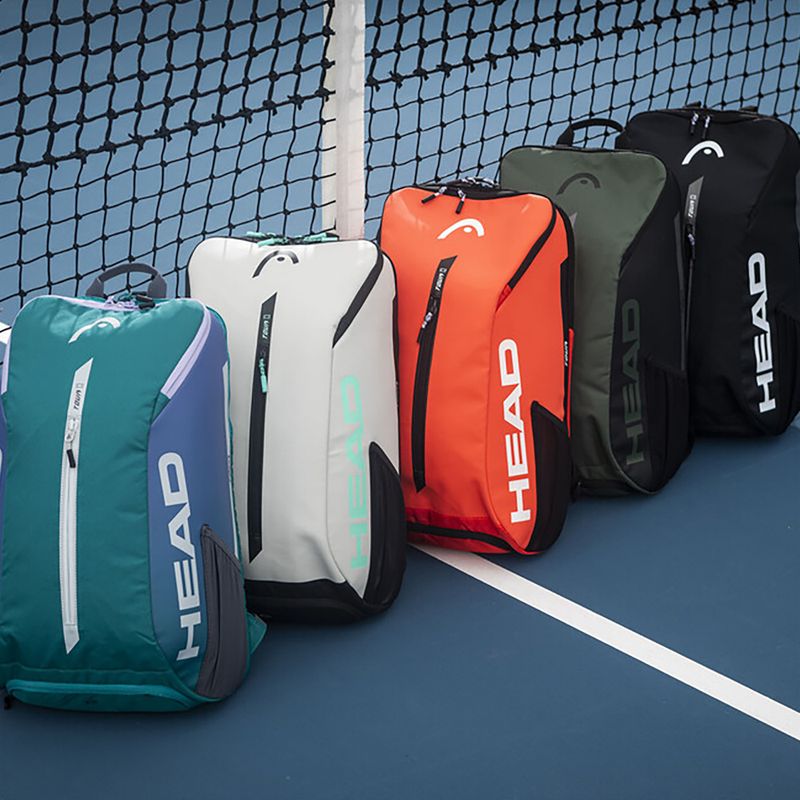 Tenisový batoh HEAD Tour 25 l fluo orange 4