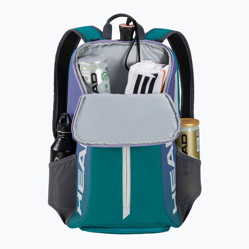 Tenisový batoh HEAD Tour 25L aruba blue/ceramic 2