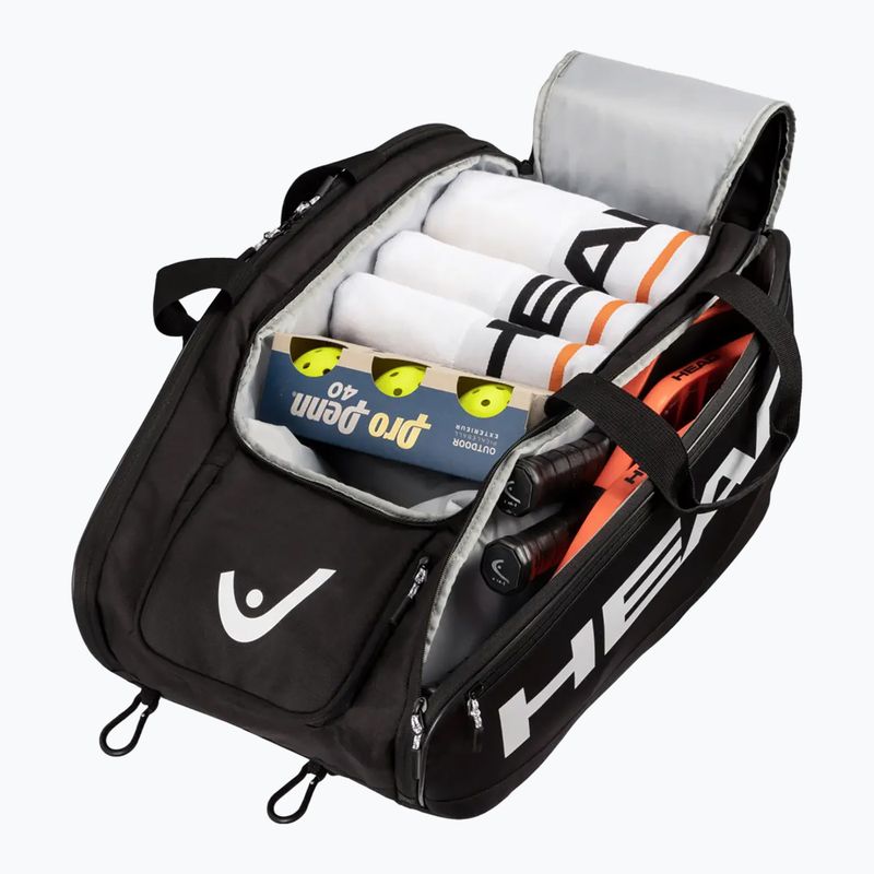 Taška HEAD Pro Pickleball Bag 45 l black/ white 4