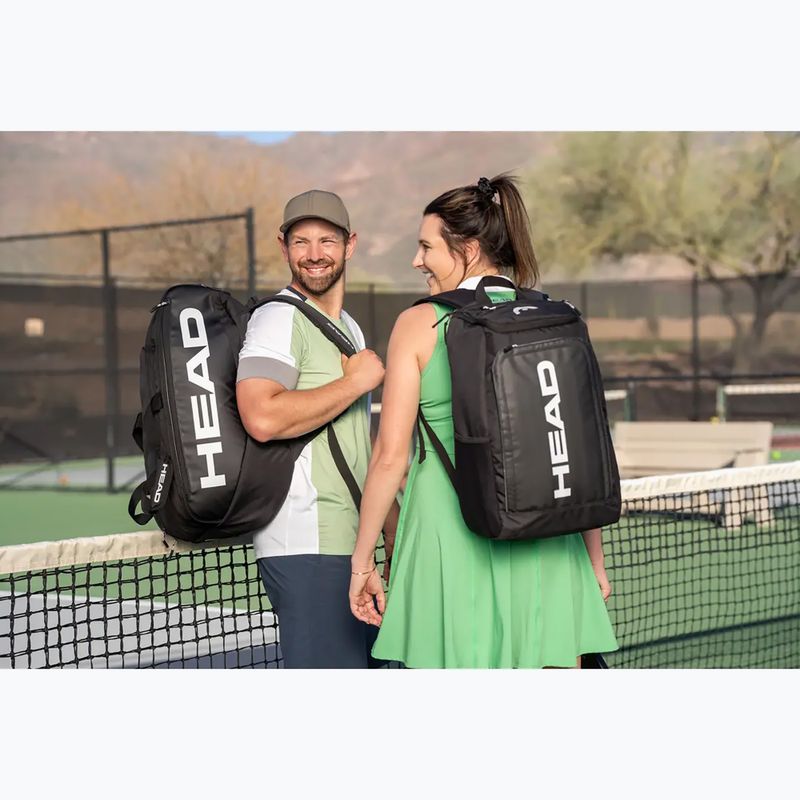 Taška HEAD Pro Pickleball Bag 45 l black/ white 5