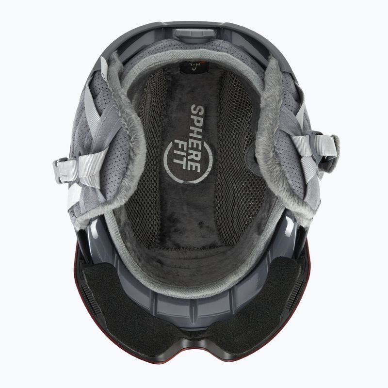 Dámska lyžiarska prilba HEAD Cinema Pro W grey/red yellow 4