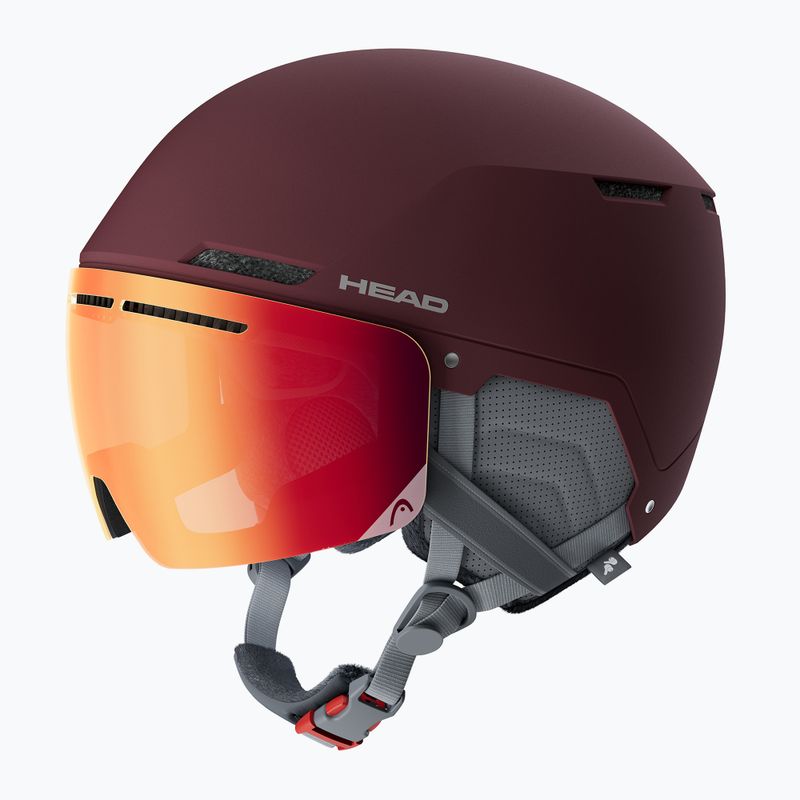 Dámska lyžiarska prilba HEAD Cinema Pro W berry/red yellow