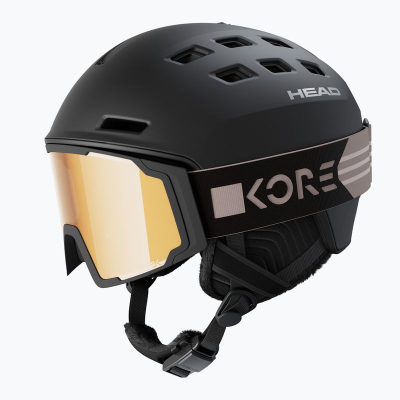 Lyžiarske okuliare HEAD Neves Pro 5K Kore S3 black/gold 3