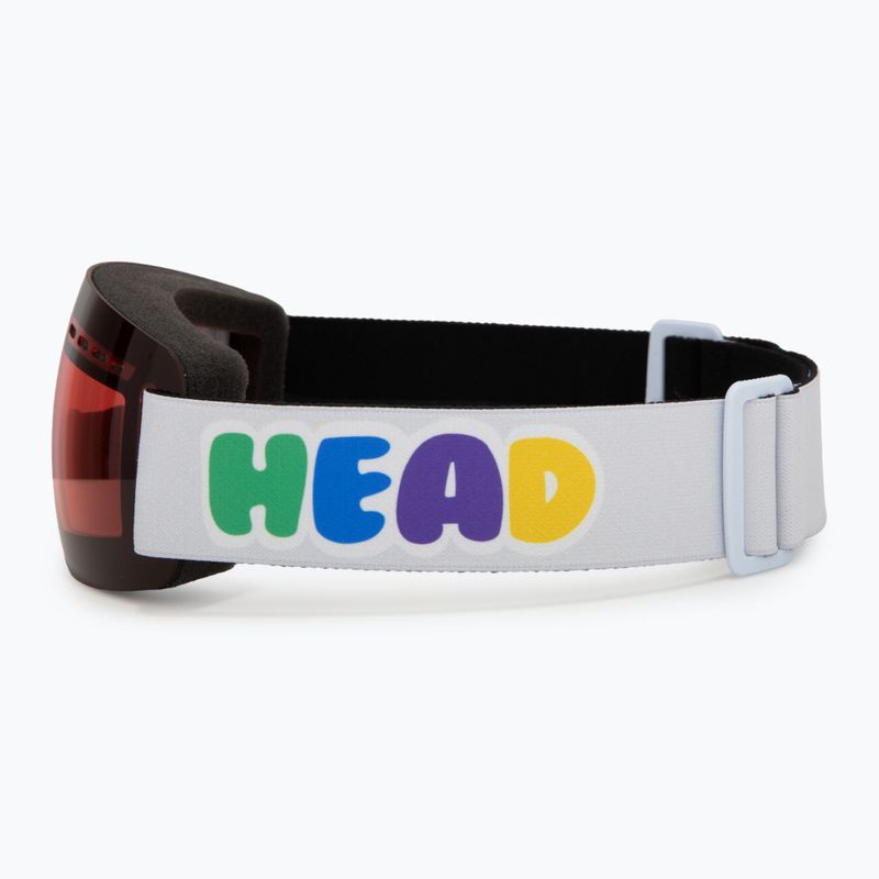 Detské lyžiarske okuliare HEAD Solar red/red 4