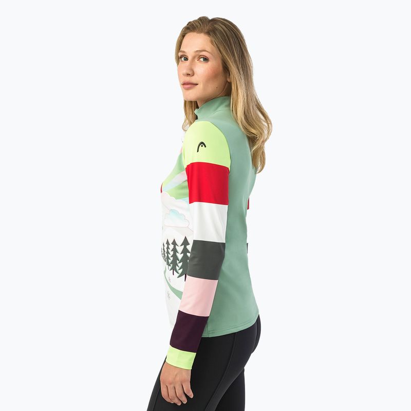 Dámska mikina HEAD Rebels Flash Midlayer rebel print 4