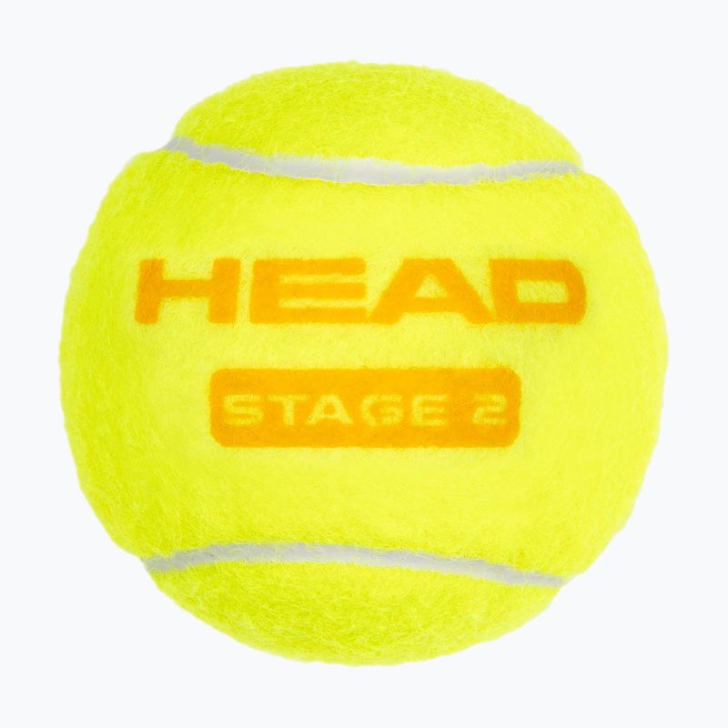 Detské tenisové loptičky HEAD Stage 2 3 ks oranžové 3