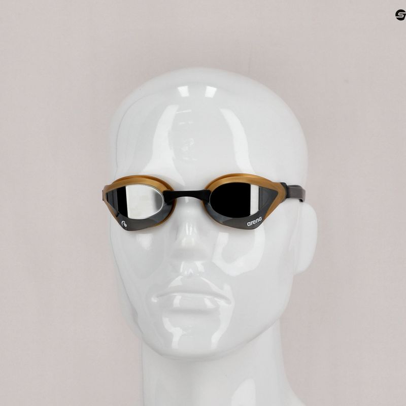 Plavecké okuliare Arena Cobra Core Swipe Mirror black/gold 003251/530 3