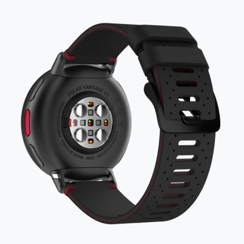 Čierno-červené hodinky Polar Vantage V2 Shift 4