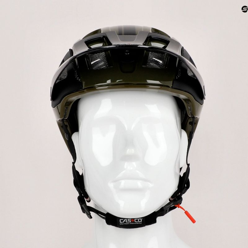 Cyklistická prilba CASCO MTBE 2 čierno-zelená 04.1345 9