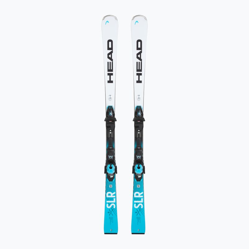 Zjazdové lyže HEAD WC Rebels e.SLR + viazanie PR 11 GW white/blue