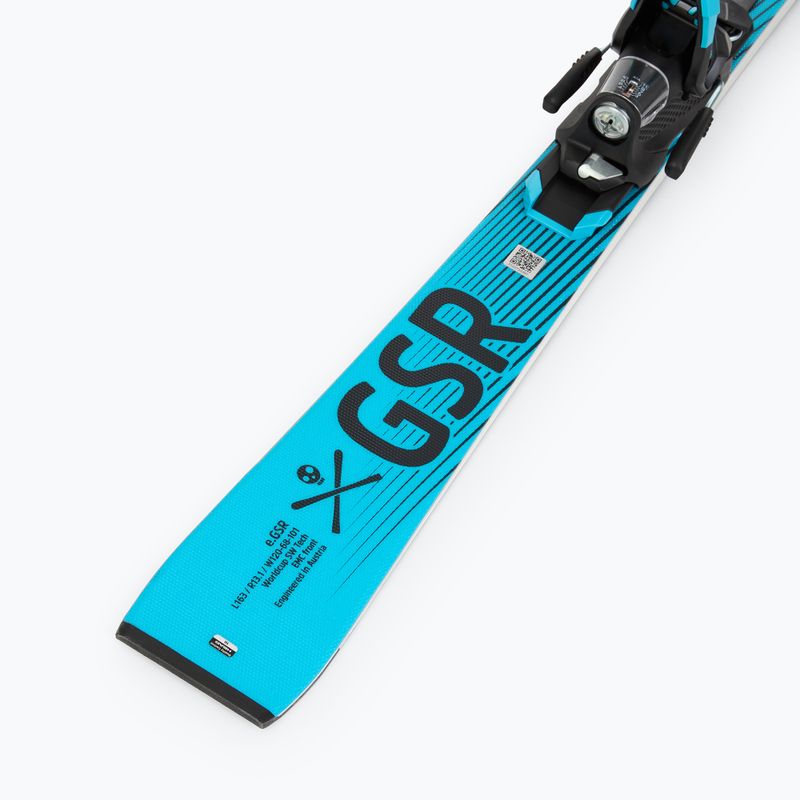 Zjazdové lyže HEAD Worldcup Rebels e.GSR + viazanie PR 11 GW black/blue 7