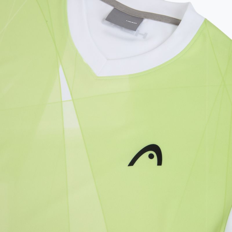 Pánske tenisové tričko HEAD Topspin print vision m/lime 3