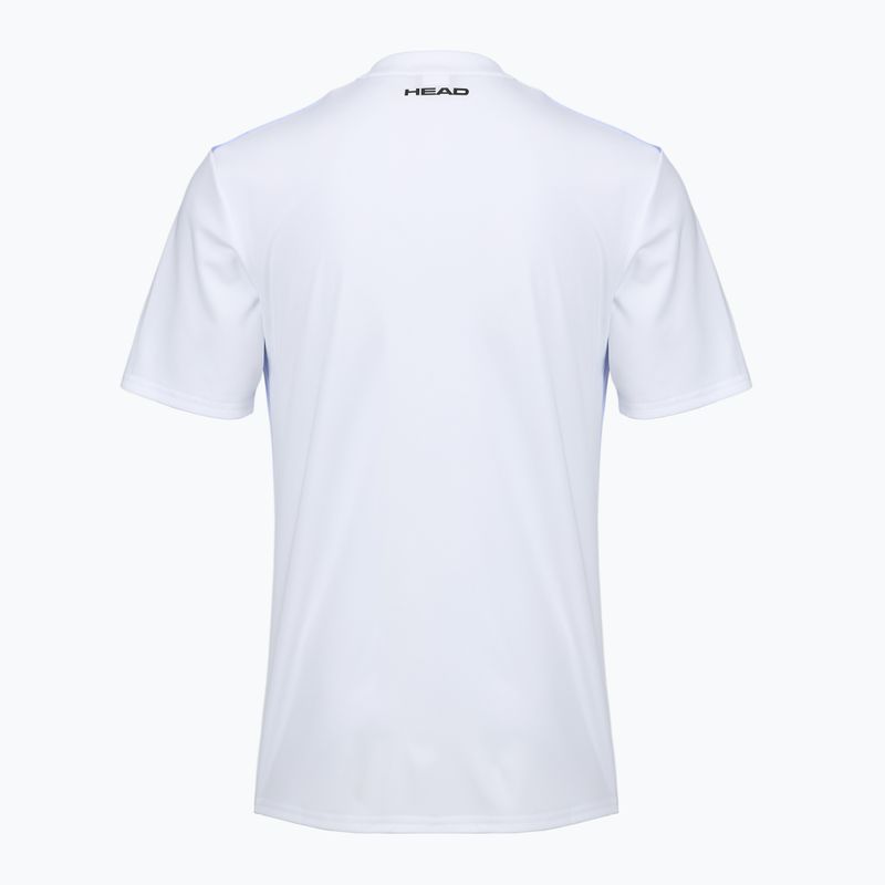 Pánske tenisové tričko HEAD Topspin print vision m/navy 2