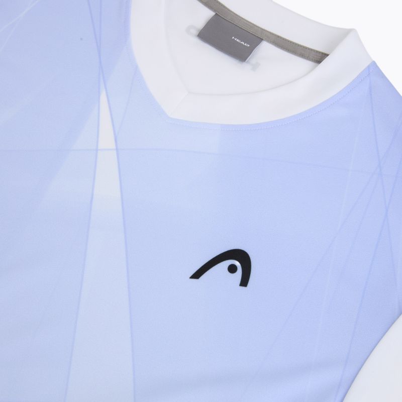 Pánske tenisové tričko HEAD Topspin print vision m/navy 3