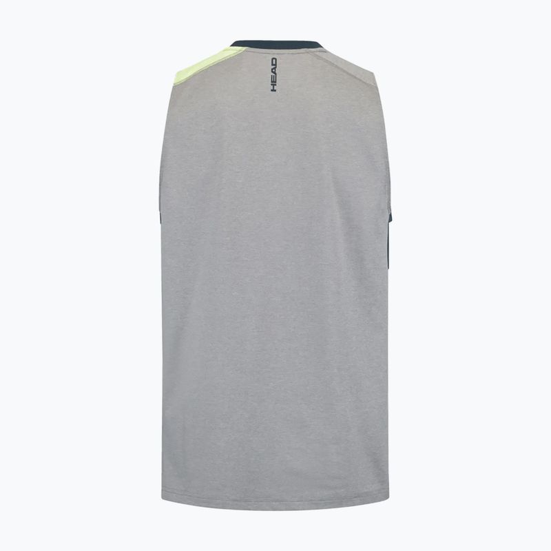 Pánske tenisové tričko HEAD Topspin print vision m/navy 2